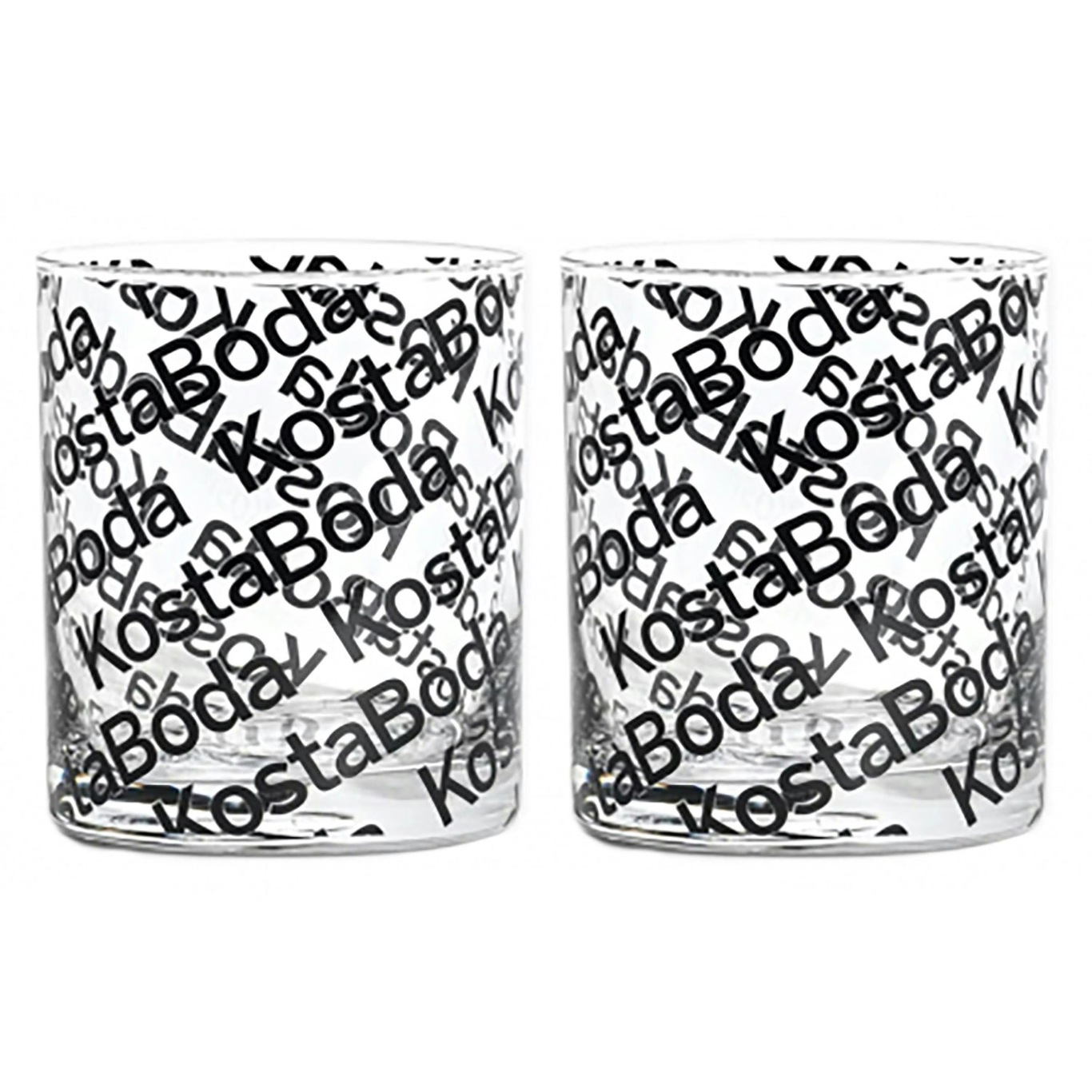 Salong Betong Whiskeyglas 28 cl 2-pak Kosta Boda @ RoyalDesign.dk