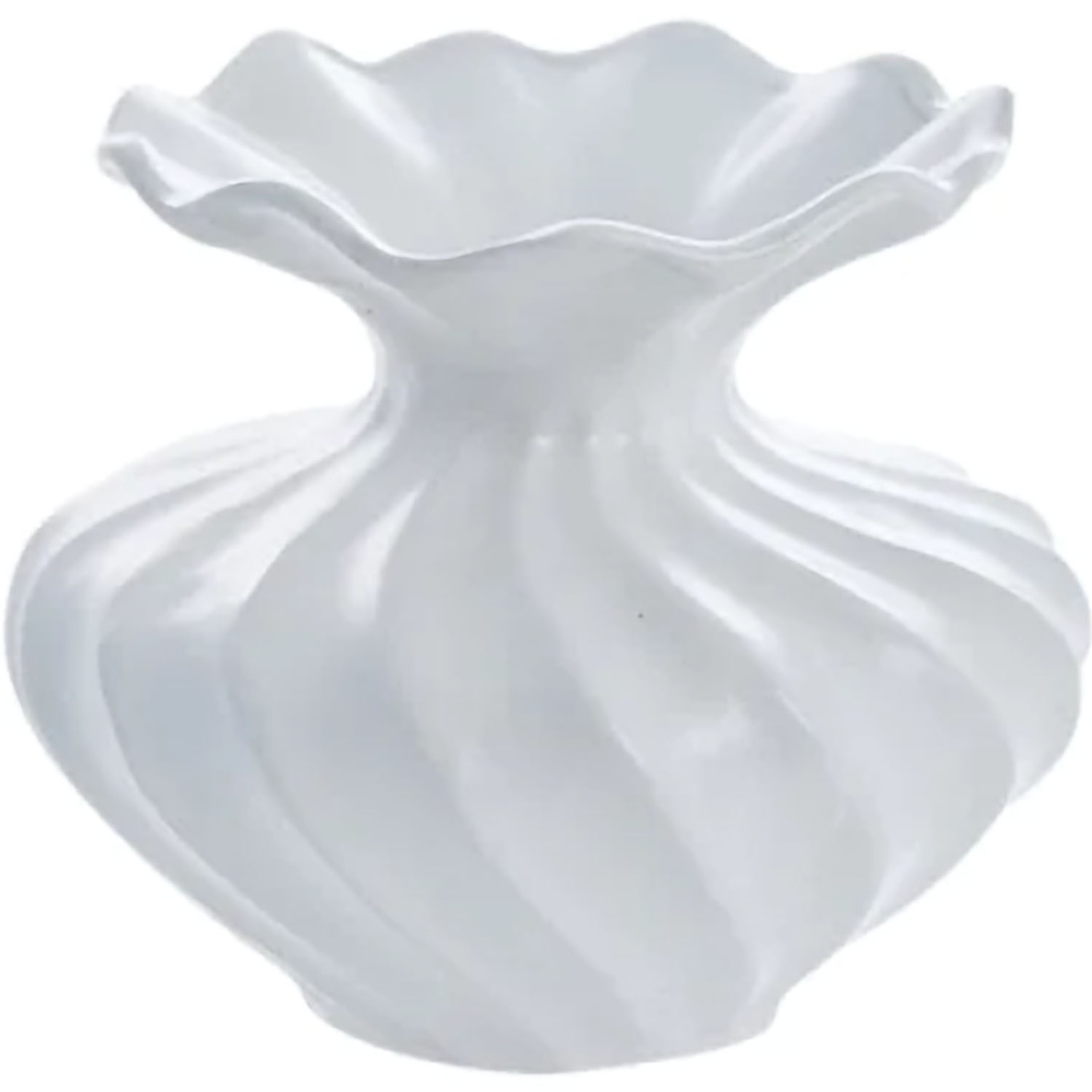 Susille Vase 14 cm, Hvid
