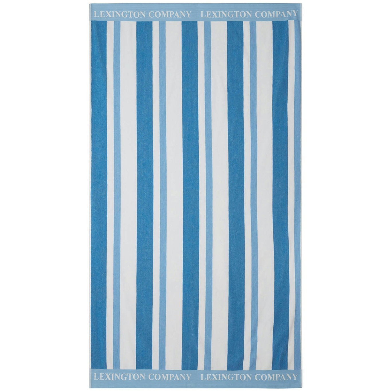 Striped Strandhåndklæde 100x180 cm, Blåt