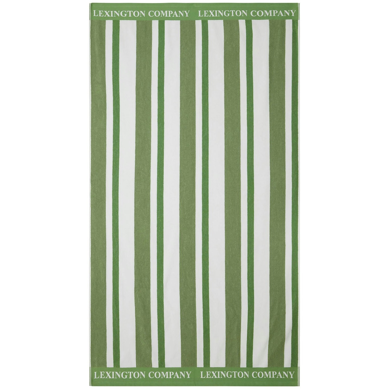 Striped Strandhåndklæde 100x180 cm, Grønt