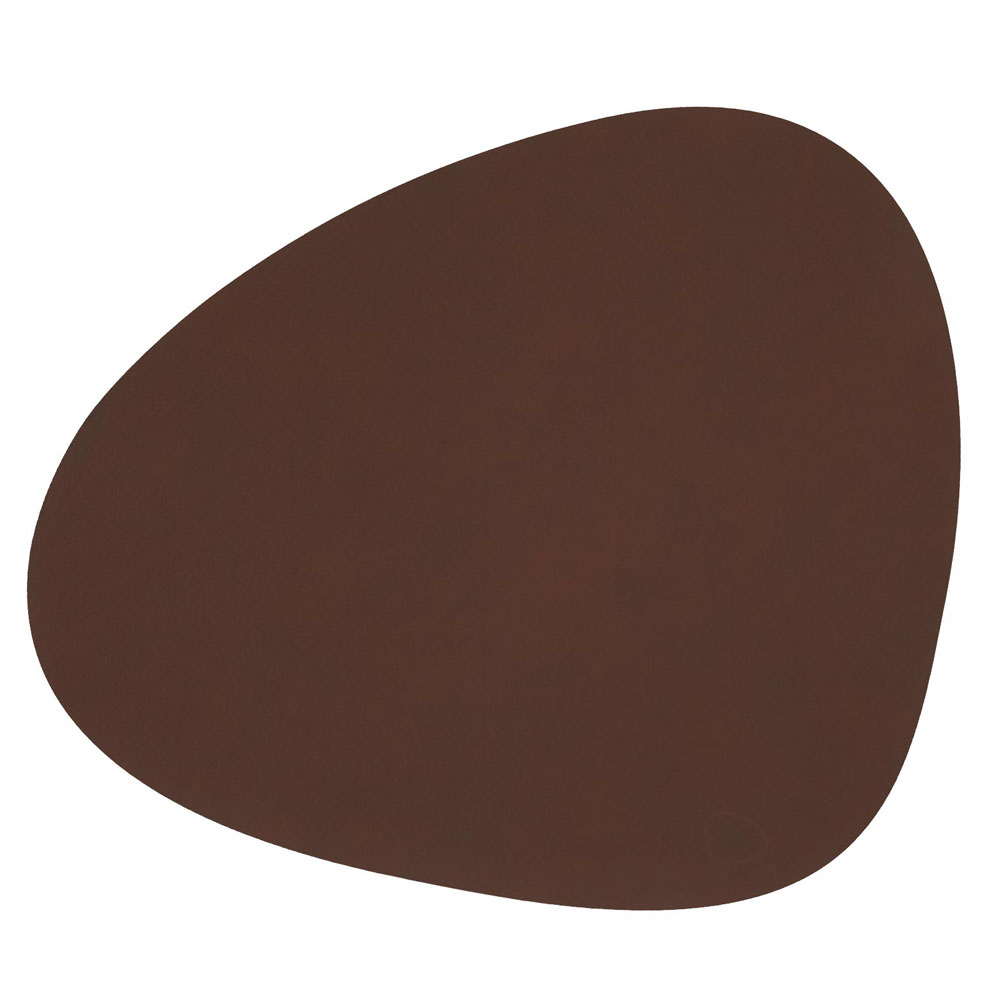 Curve L Dækkeserviet Nupo 37x44 cm, Mørkebrun