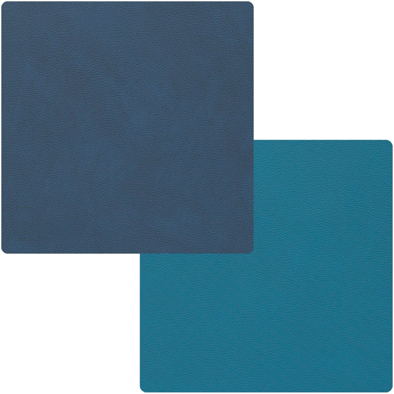 Square Vendbar Glasbrik 10x10 cm, Midnight Blue/Petrol