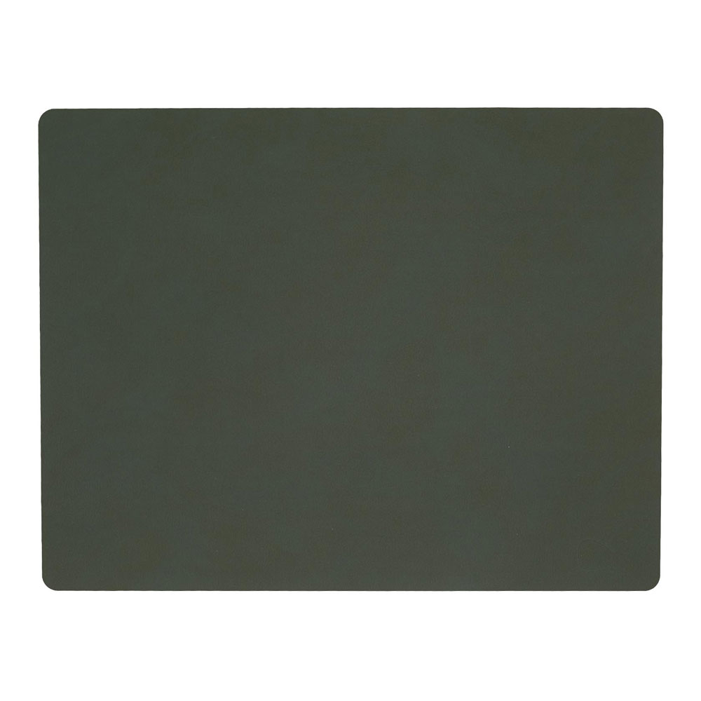 Square L Dækkeserviet Nupo 35x45 cm, Mørkegrøn