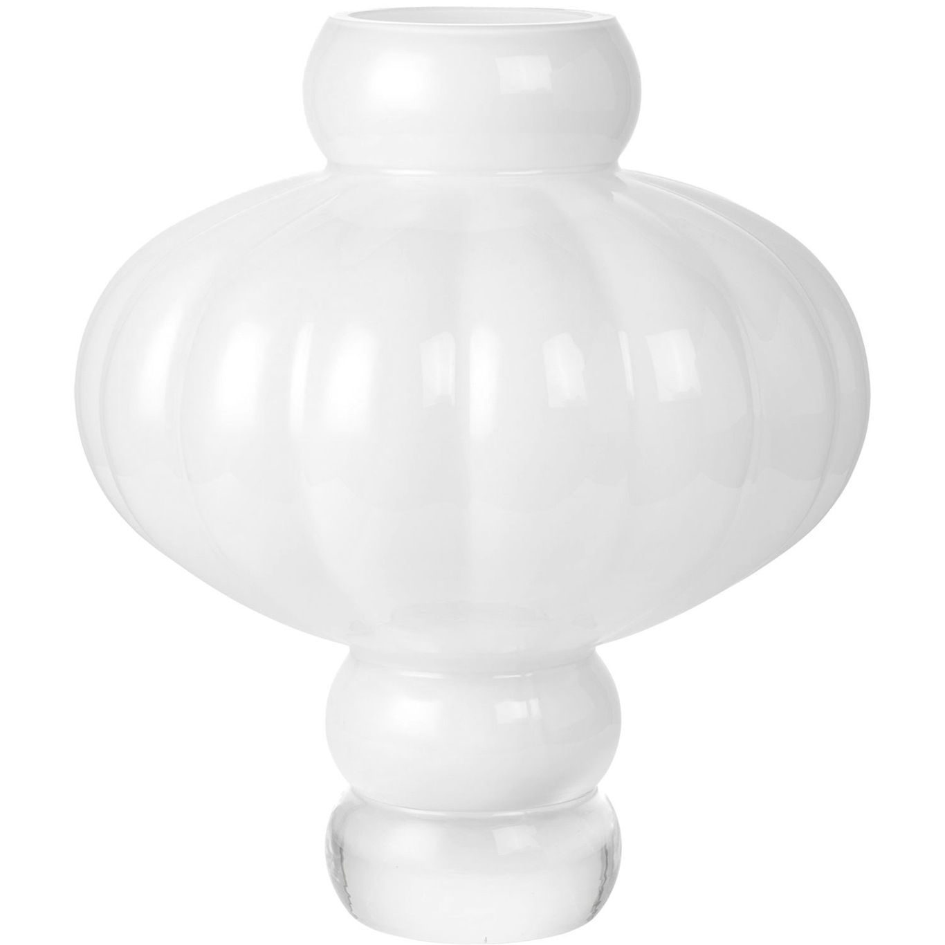 Balloon 03 Vase 40 cm, Opalhvid