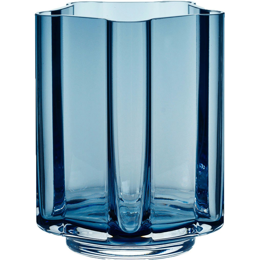 Funki Light Rounded Vase 13 cm, Blå
