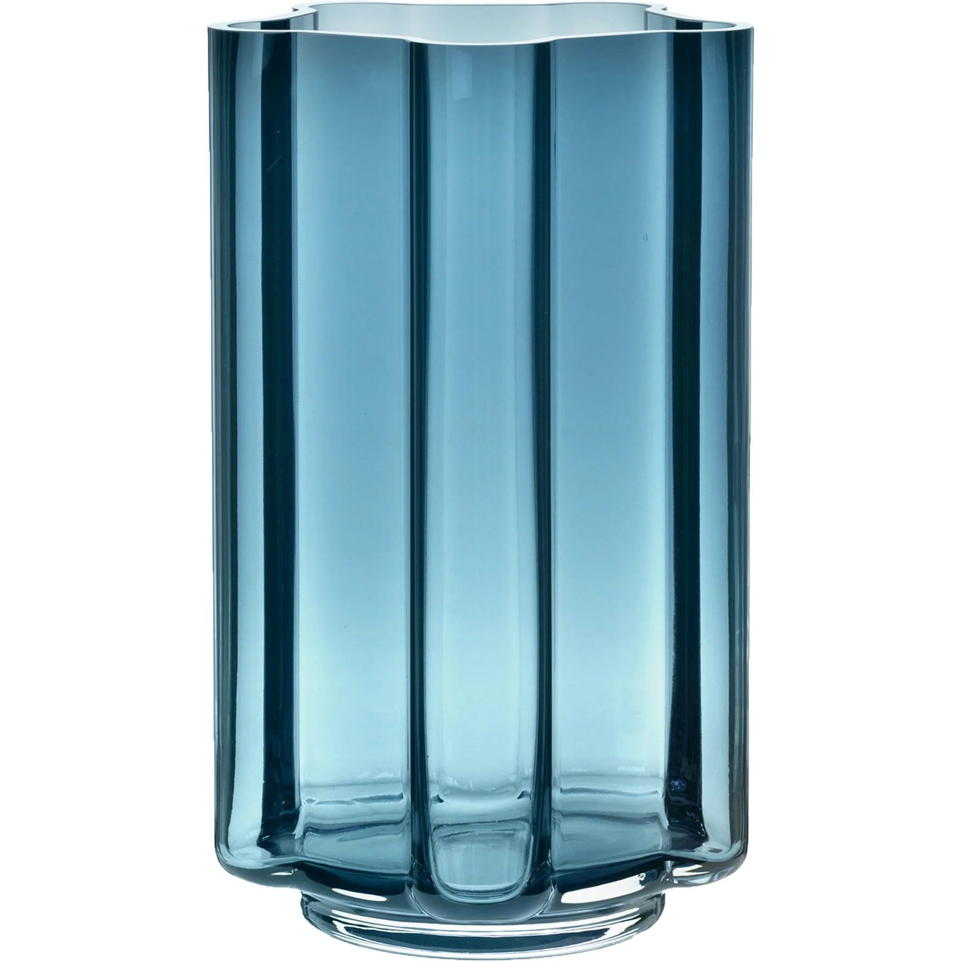 Funki Rounded Vase 34 cm, Blå