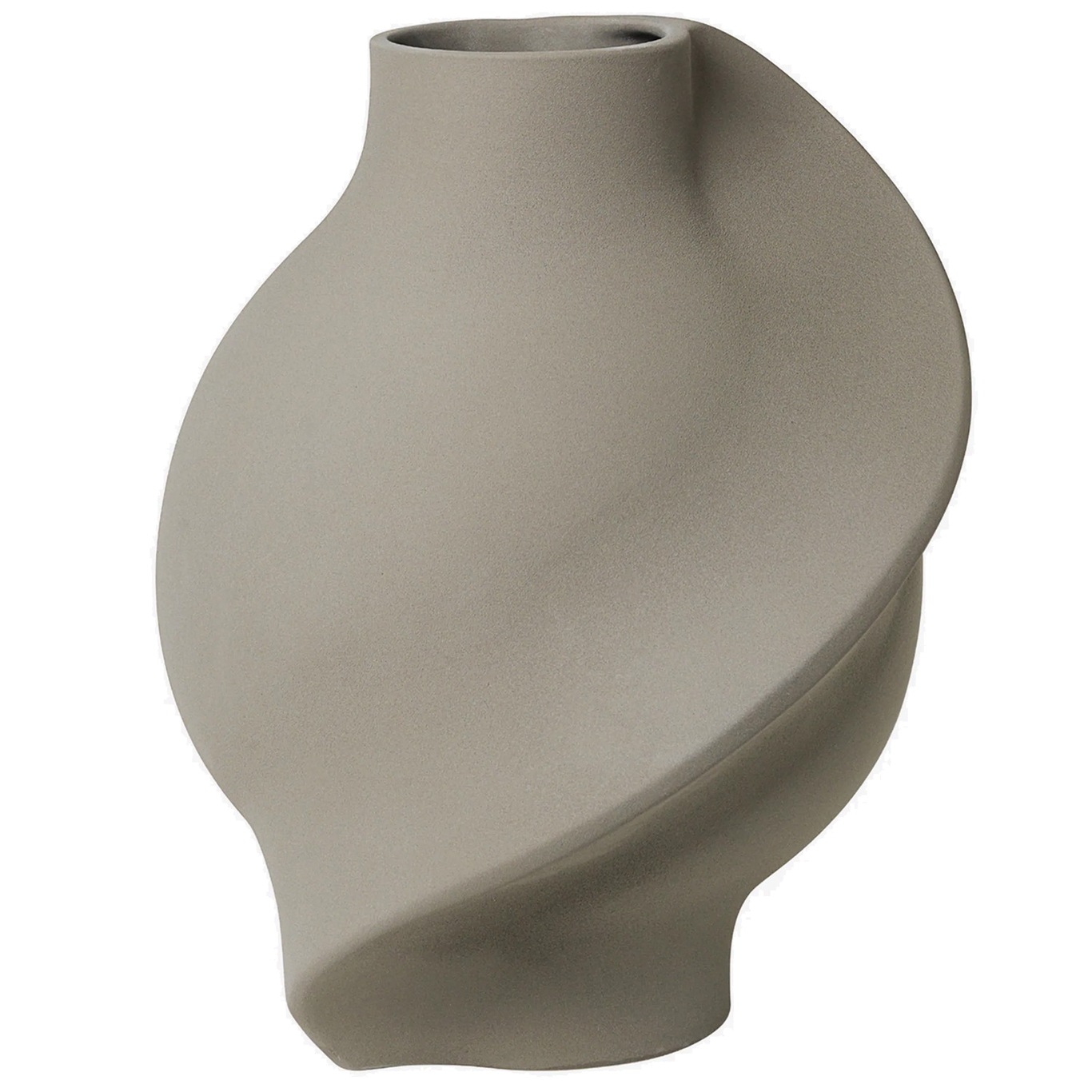 Pirout 02 Vase 42 cm, Sanded Grey