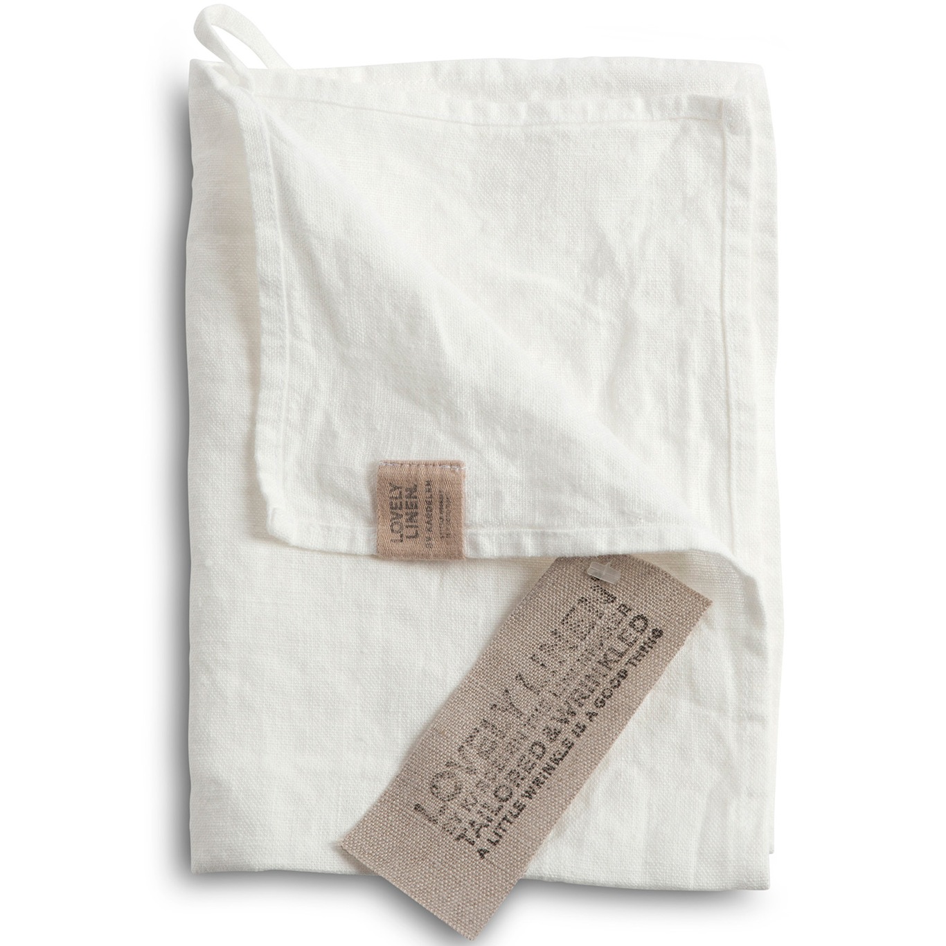 Lovely Gæstehåndklæde Hør 35x50 cm, Offwhite