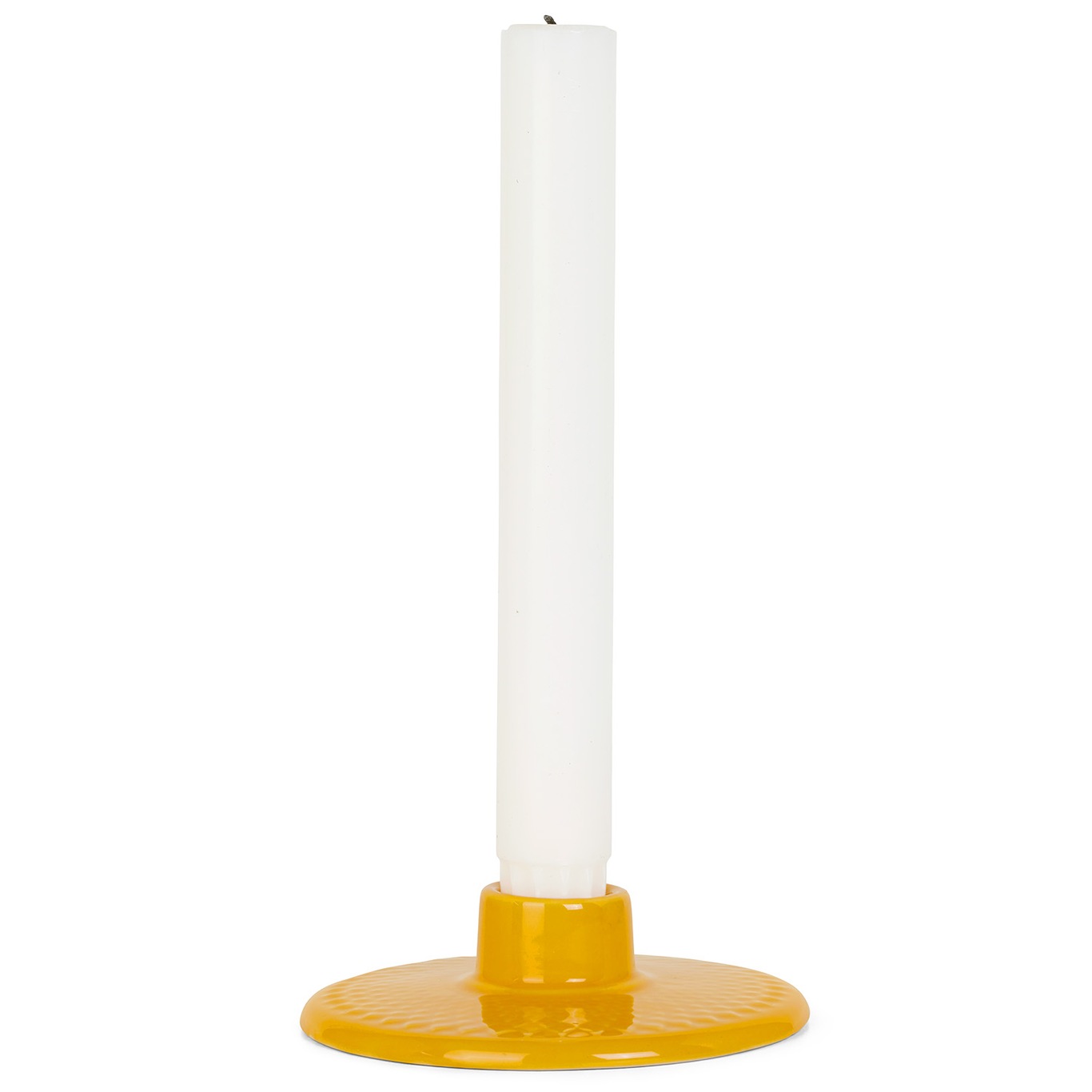 Rhombe Color Candlestick Lysestage, Gul