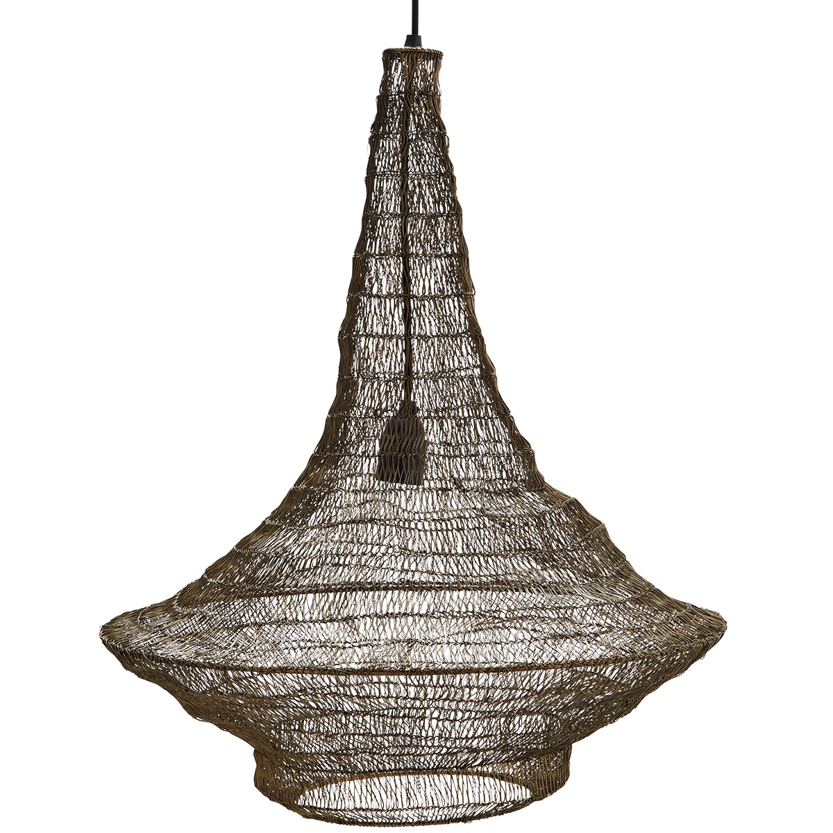 Handmade Iron Ceiling Lamp, 51x64 cm