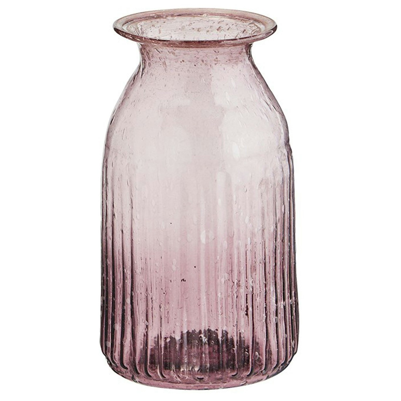 Vase Genanvendt Glas Lilla, 13 cm