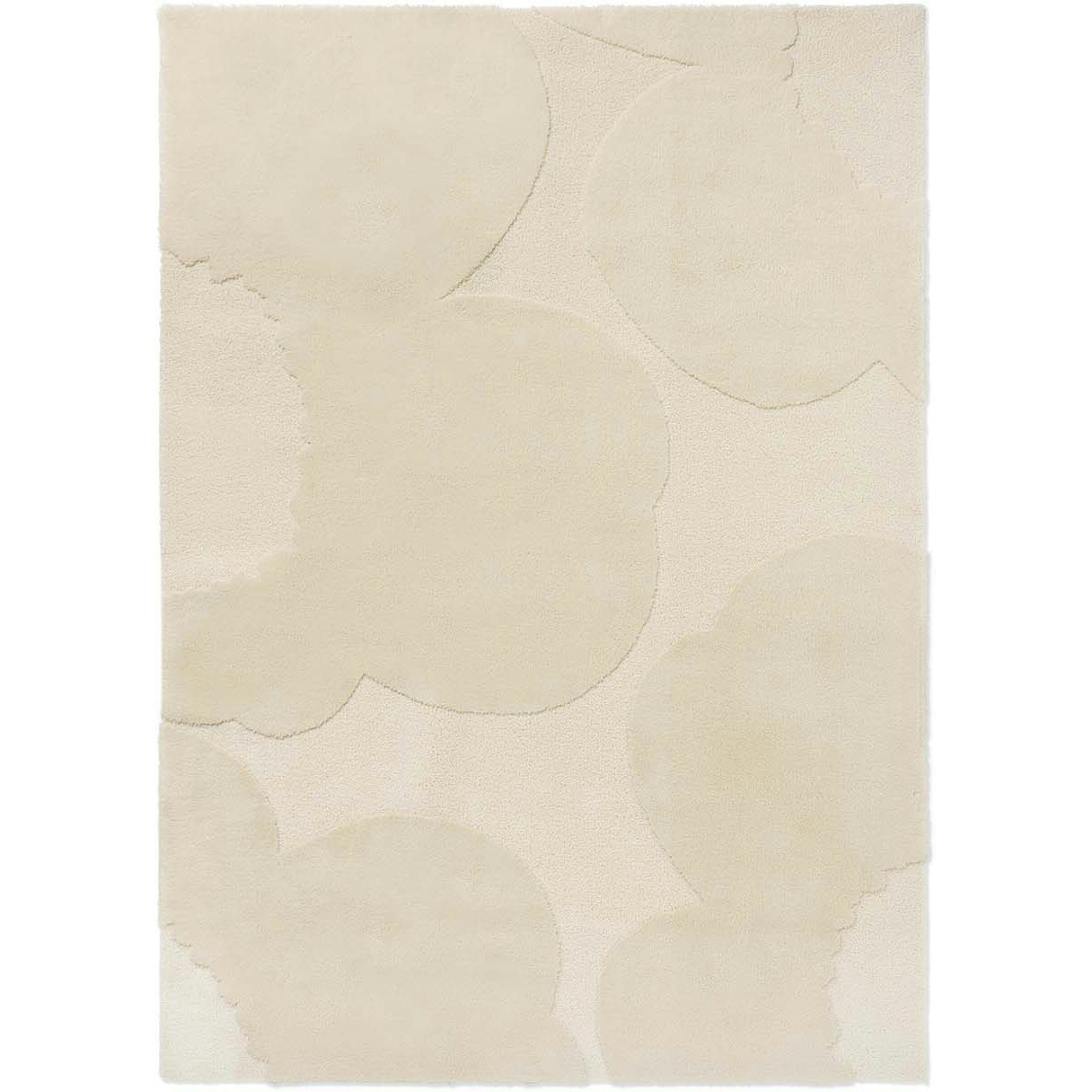 Marimekko Iso Unikko Tæppe 200x300 cm, Natural White