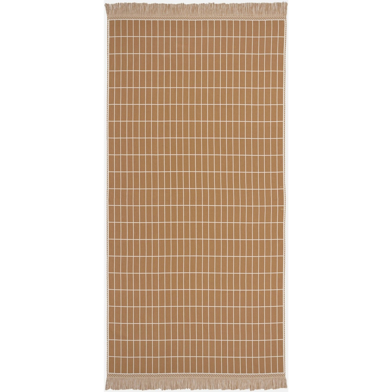 Pieni Tiiliskivi Håndklæde Hamam Brunt / Offwhite, 70x150 cm