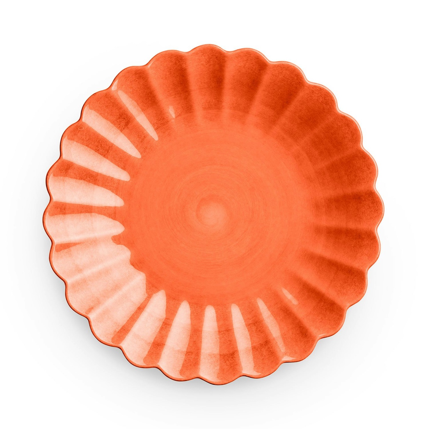 Oyster Tallerken, Orange, 20 cm
