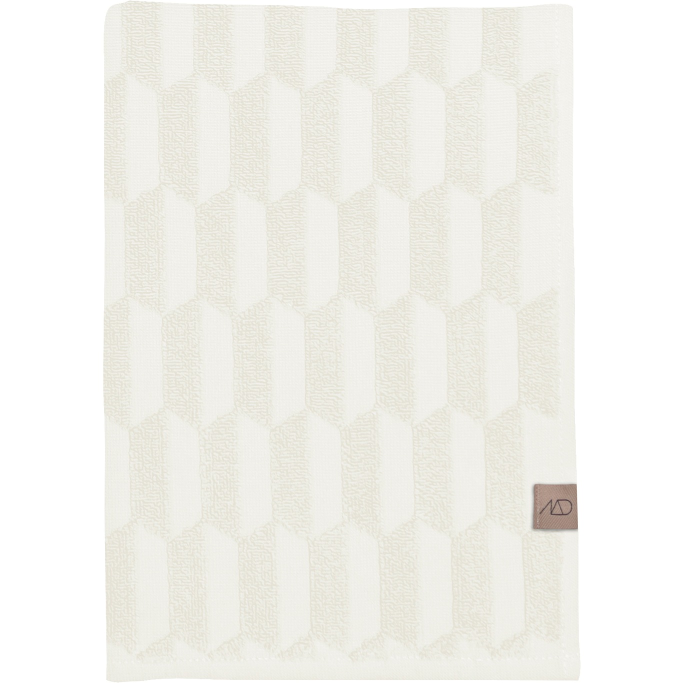 Geo Håndklæde Offwhite 2-pak, 35x55 cm