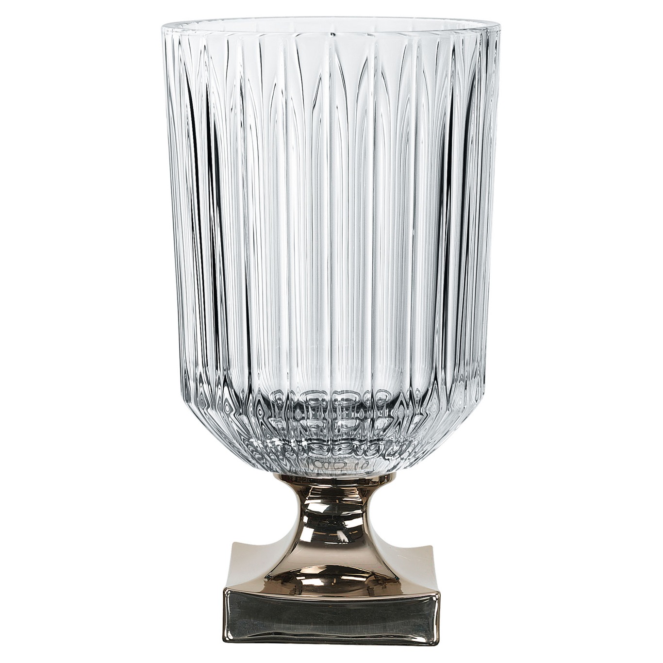 Minerva Vase Platinum, 32 cm