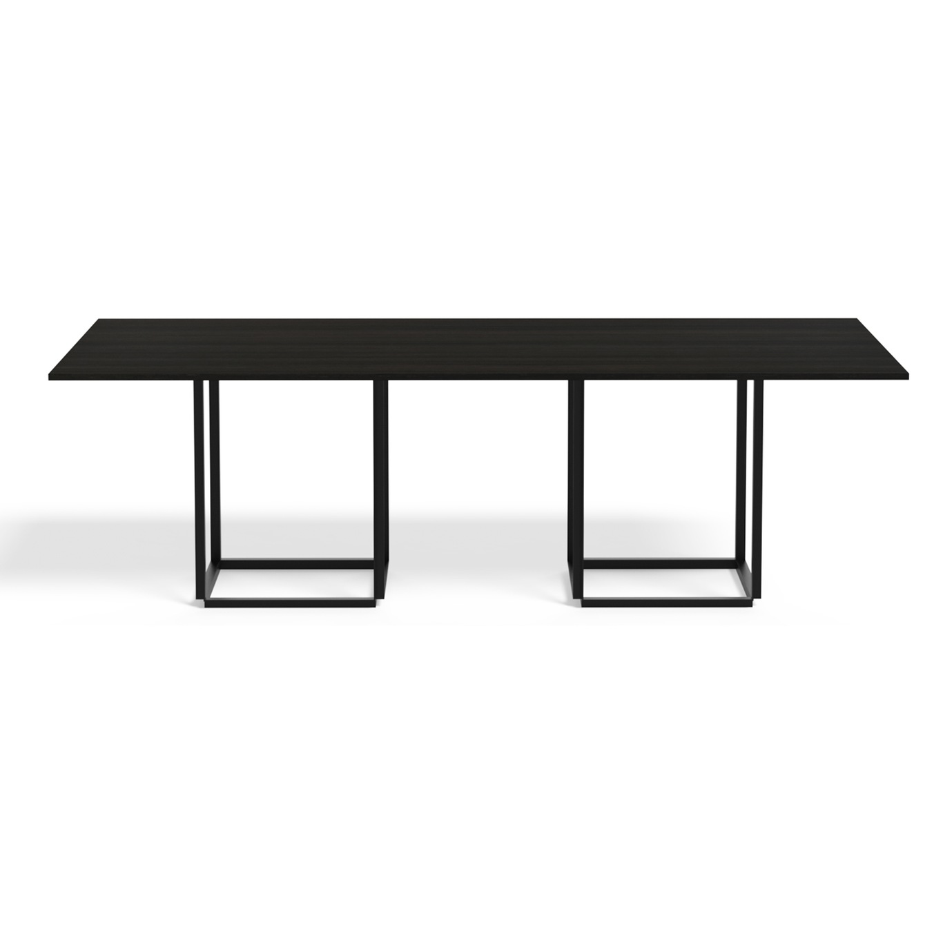 Florence Spisebord Rektangulært, Sortbejdset Ask