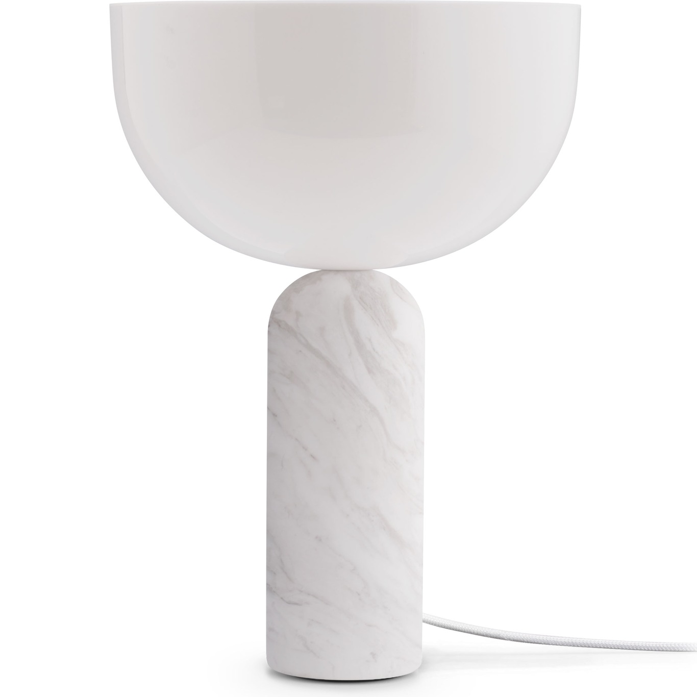 Kizu Bordlampe Small, Hvid Marmor