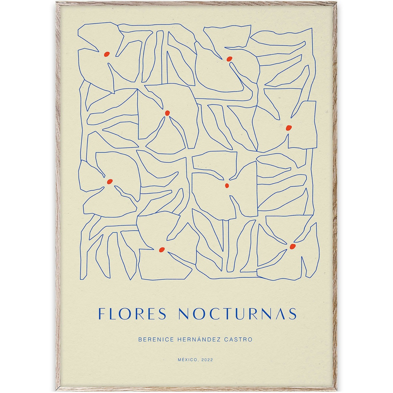 Flores Nocturnas 01 Plakat 30x40 cm