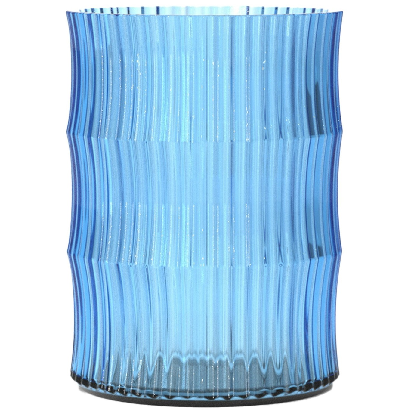 Lina Vase 22 cm, Steel Blue