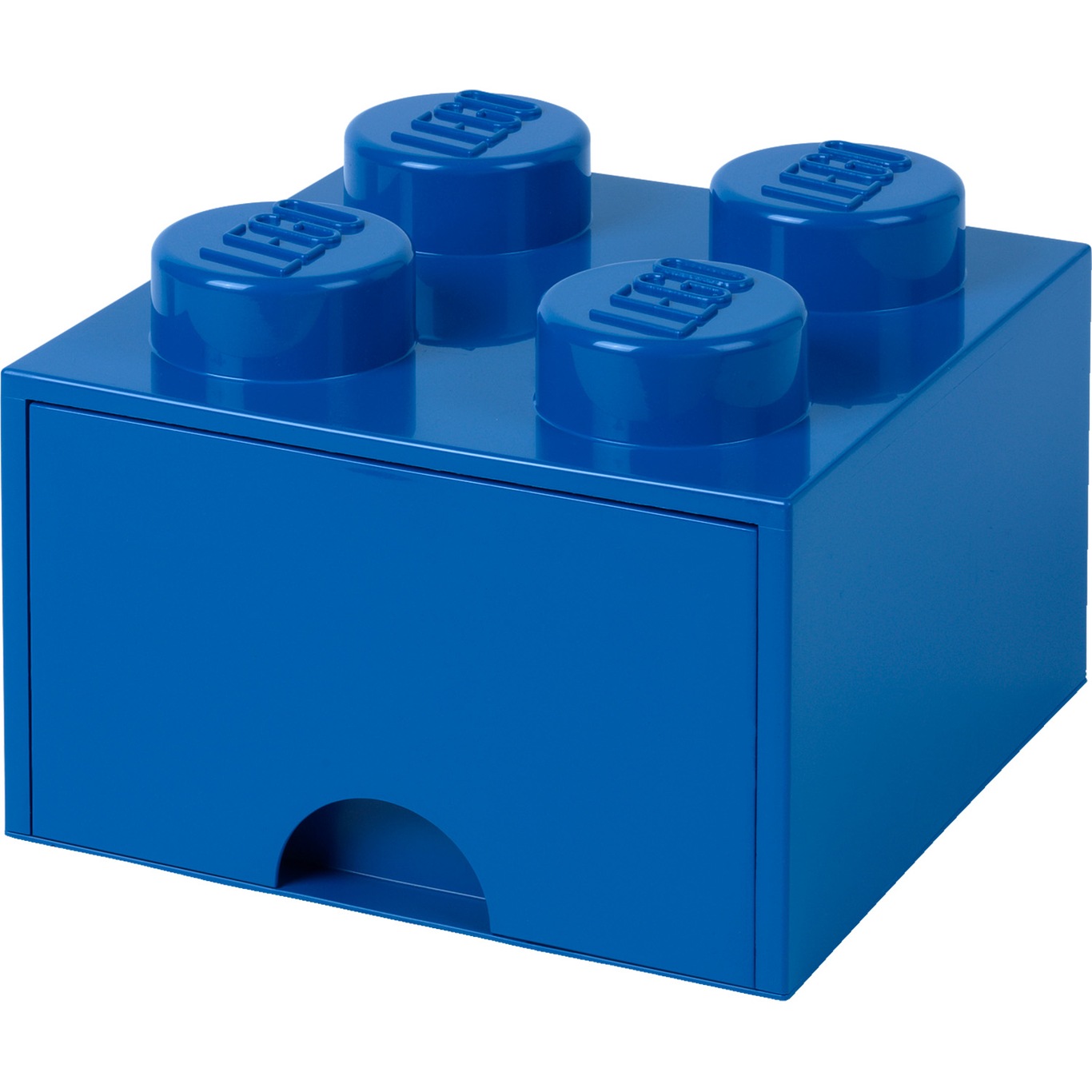 LEGO® Opbevaring med Skuffe 4 Knopper, Blå