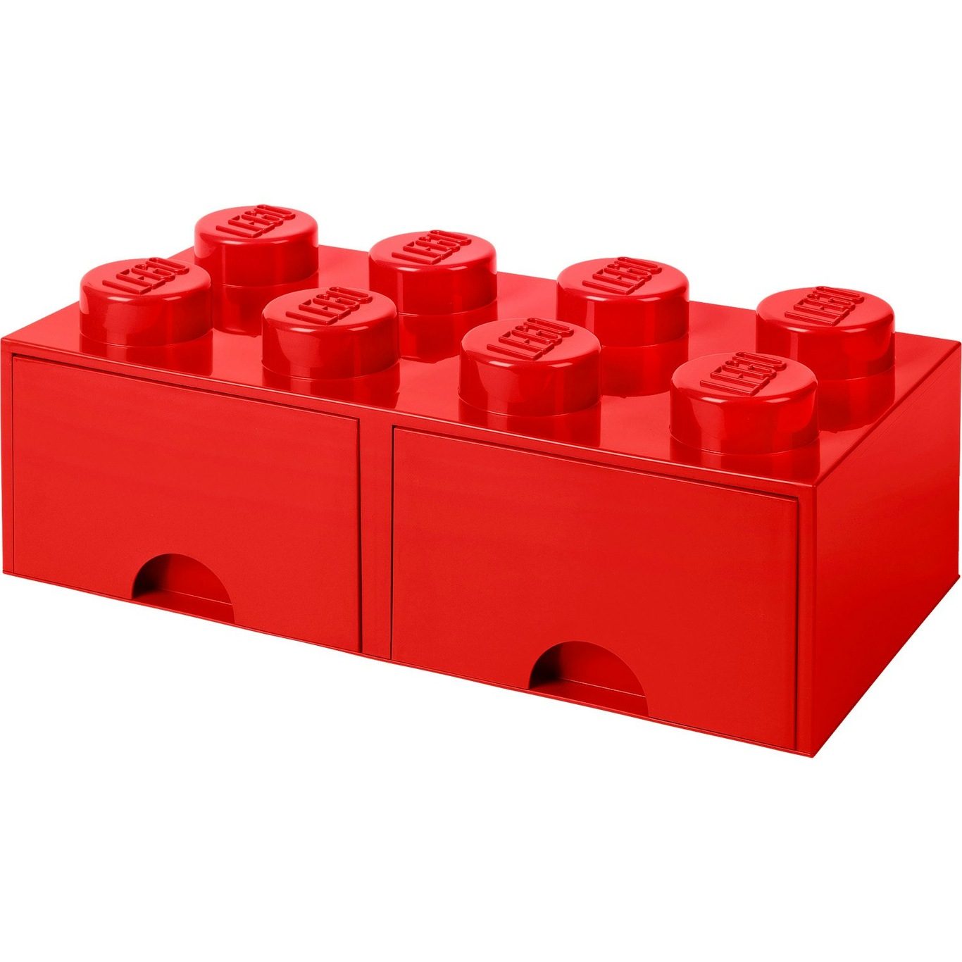 LEGO® Opbevaring med Skuffe 8 Knopper, Rød