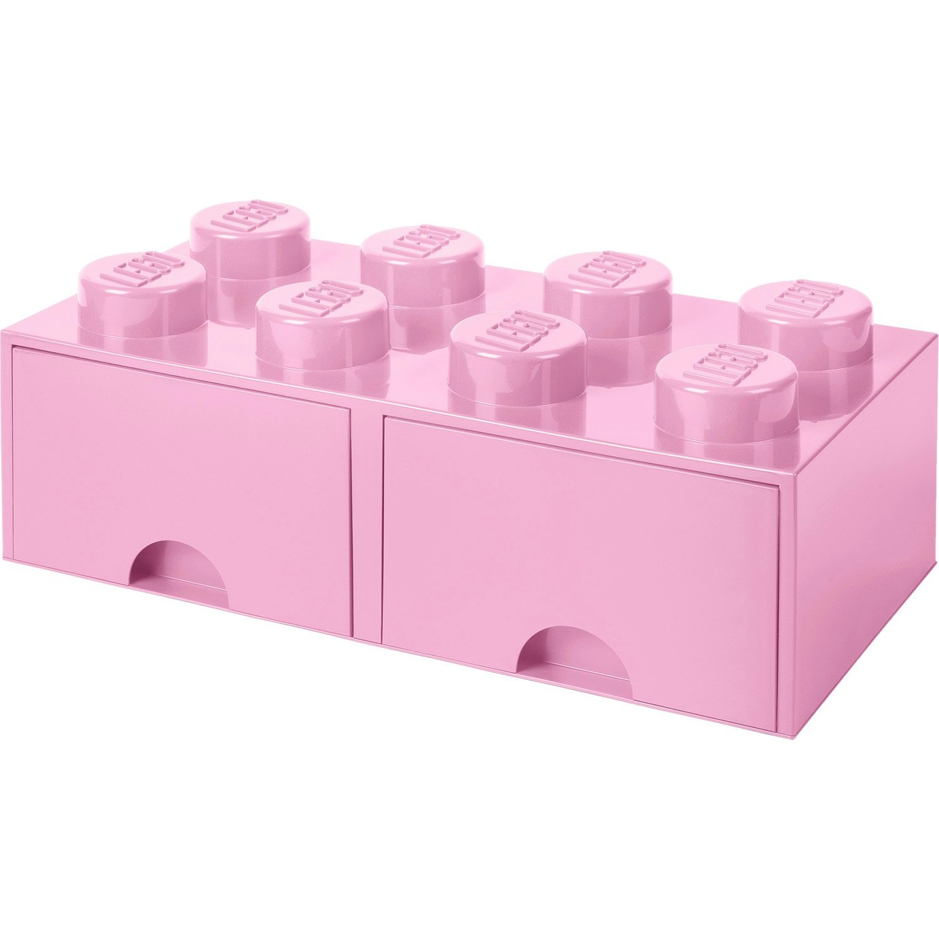 LEGO® Opbevaring med Skuffe 8 Knopper, Lys Lilla