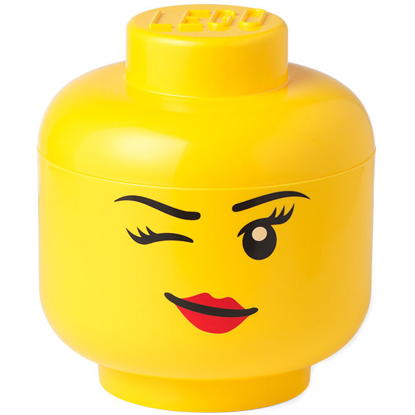 LEGO® Opbevaringskasse Hoved Lille, Winking