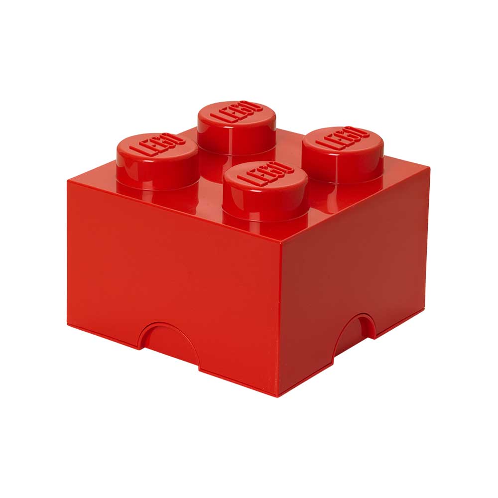 Room Copenhagen-LEGO® Opbevaringskasse 8 Knopper, Lys Rød