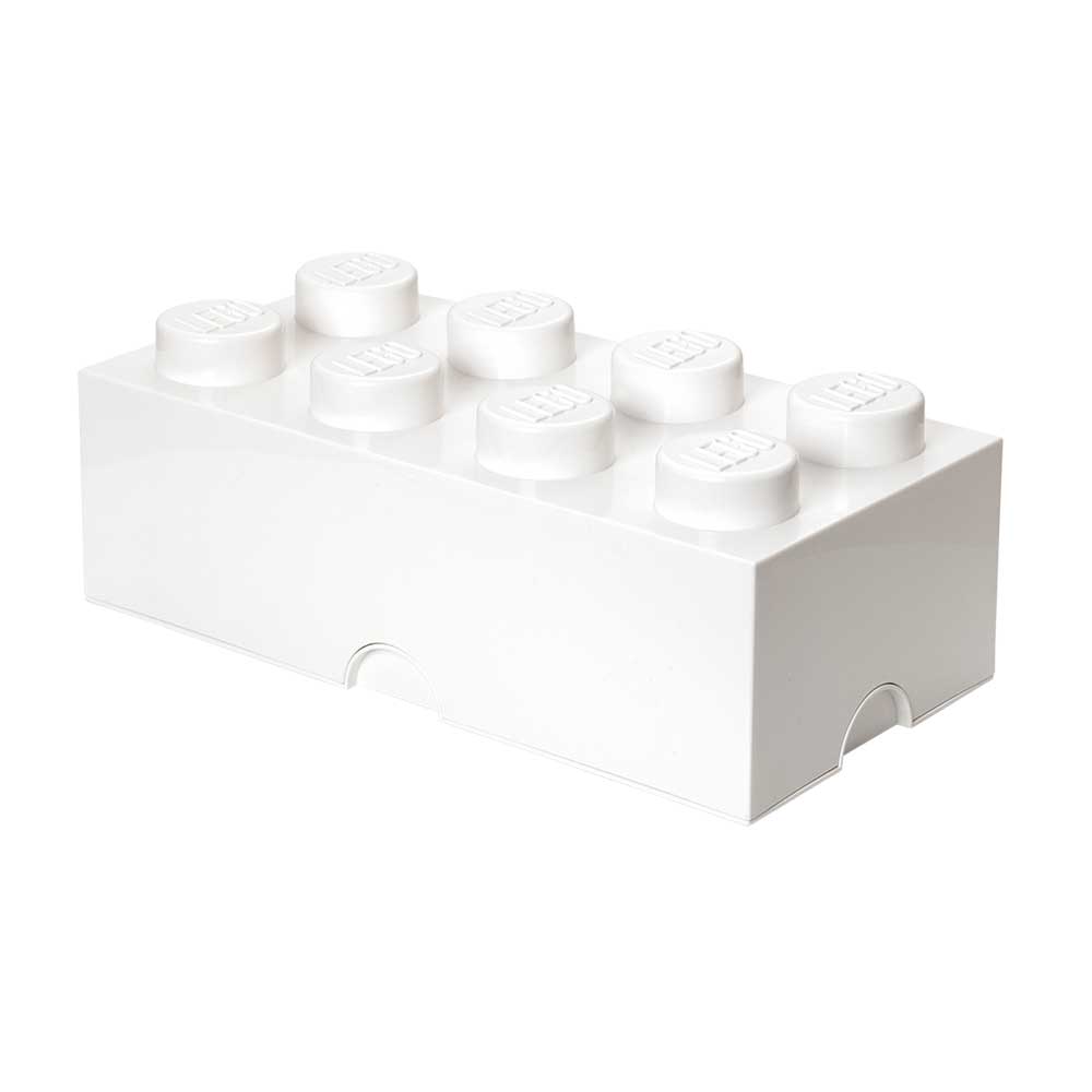 LEGO® Opbevaringskasse 8 Knopper, Hvid