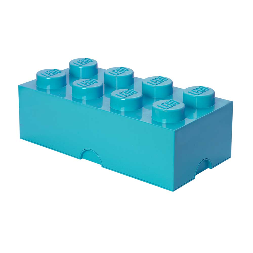 LEGO® Opbevaringskasse 8 Knopper, Medium Azur