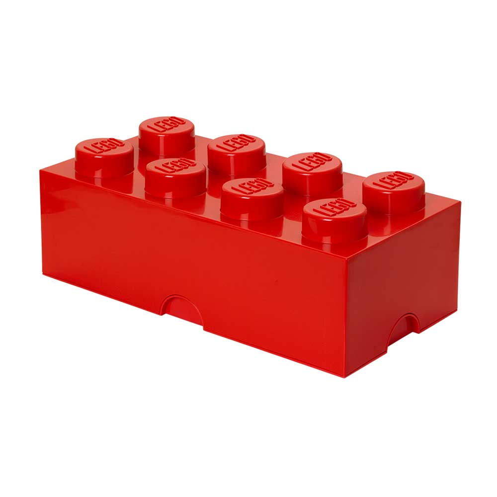 LEGO® Opbevaringskasse 8 Knopper, Lys Rød
