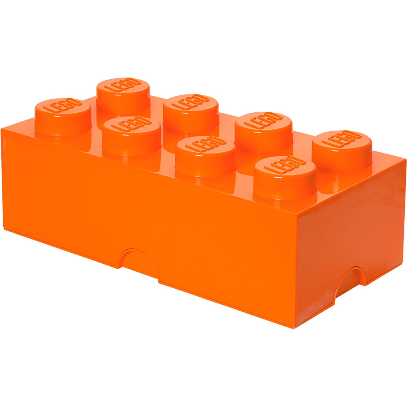 LEGO® Opbevaringskasse 8 Knopper, Bright Orange