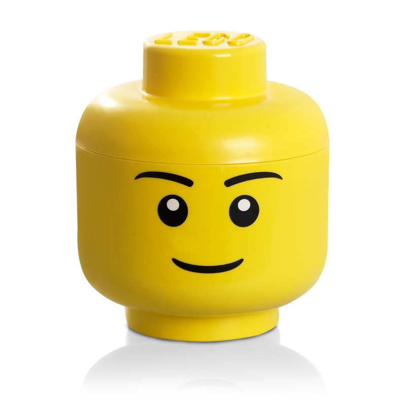 LEGO® Opbevaringskasse Hoved Stor, Boy
