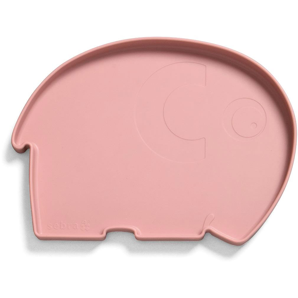 Fanto The Elephant Silikonetallerken, Blossom Pink