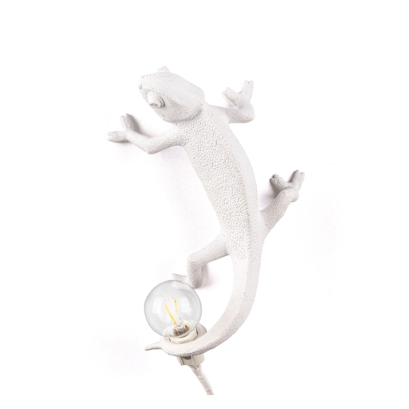 Chameleon Lamp Going Up Væglampe, Hvid