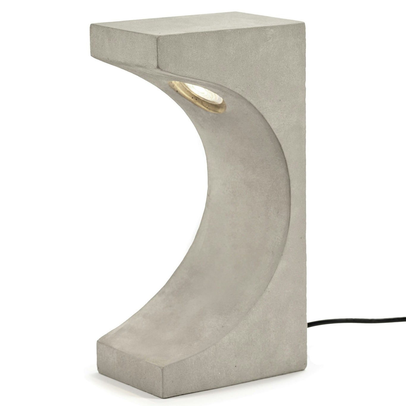 Tangent Concrete Bordlampe H33 cm, Beige