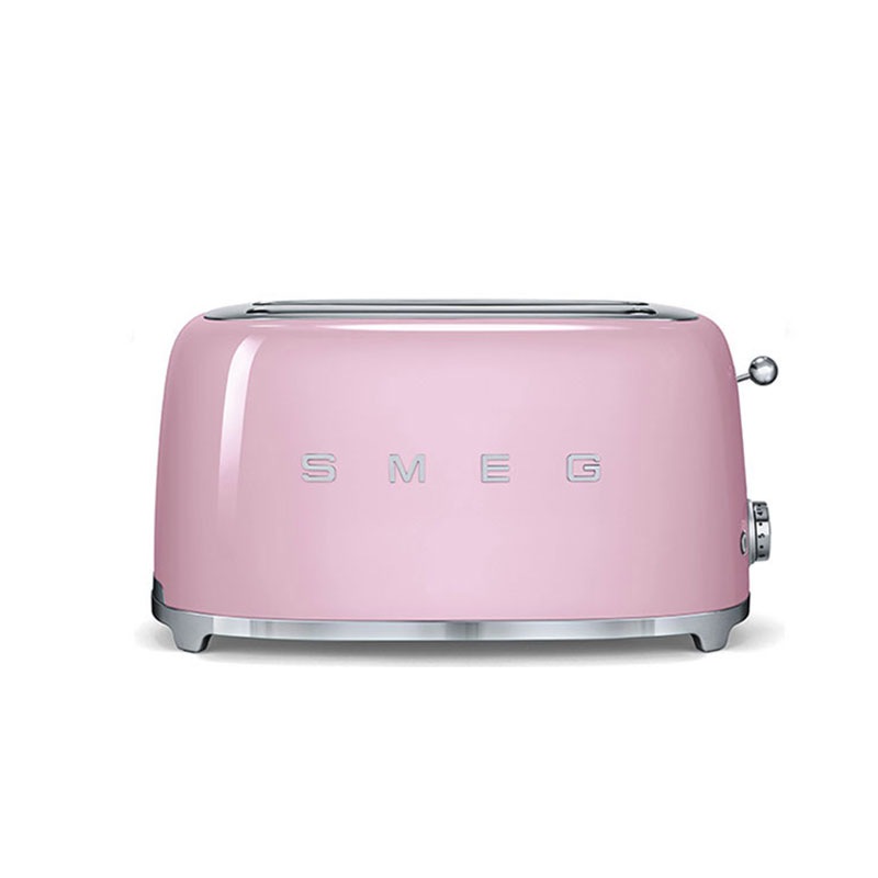 Smeg Toaster 4 skiver, Pastelrosa