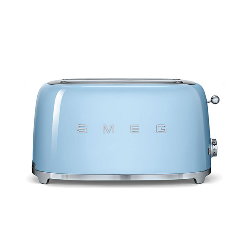 Smeg Toaster 4 skiver, Pastelblå