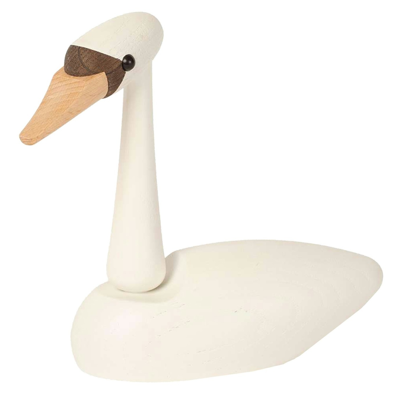The Swan Træfigur 13 cm, Hvid