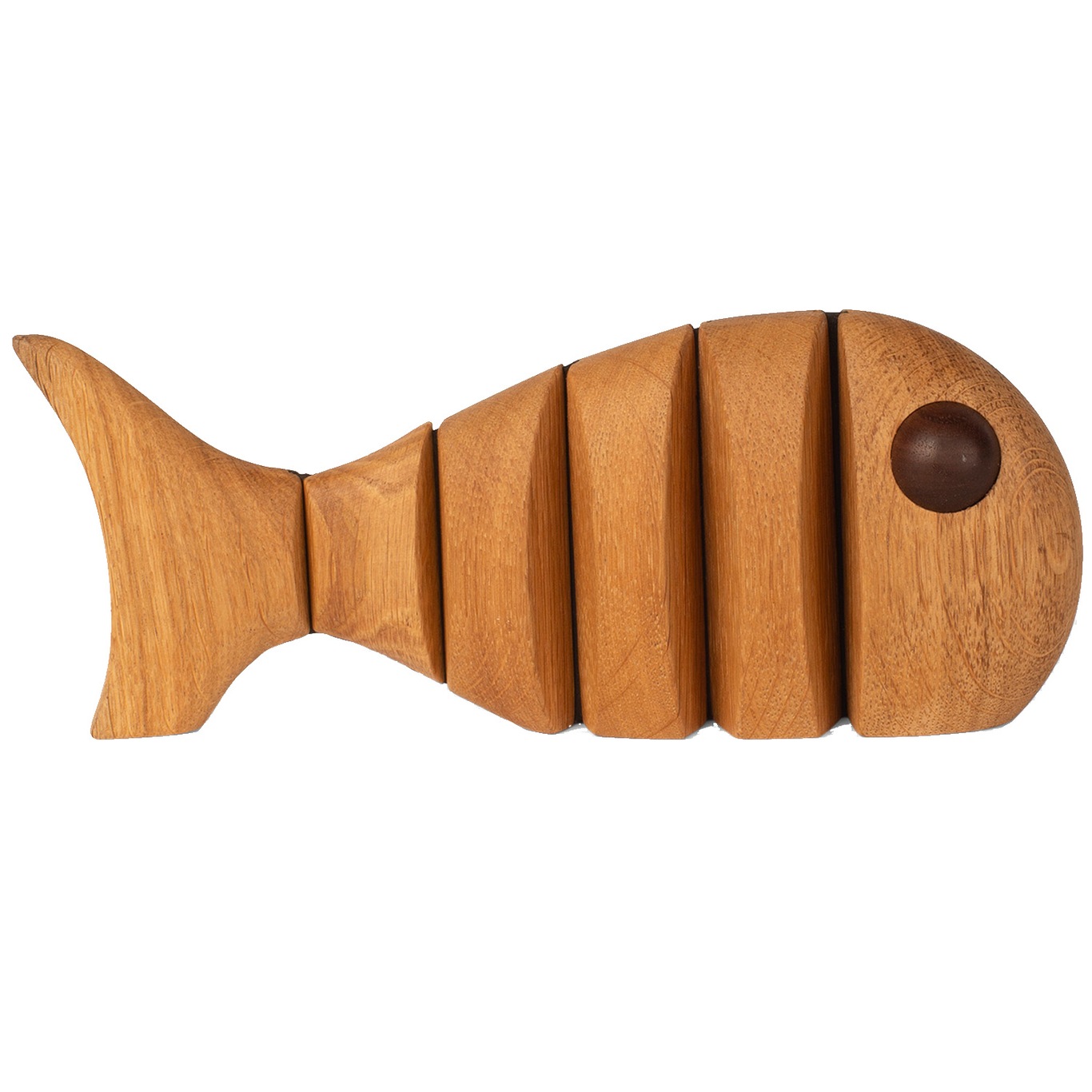 The Wood Fish Træfigur 22 cm