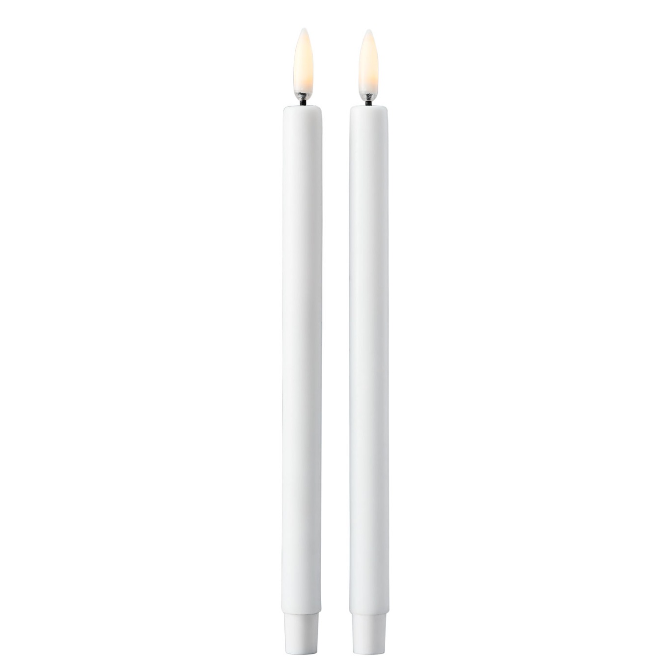 Taper Candles By Uyuni Led-Lys 2-pak, Hvidt