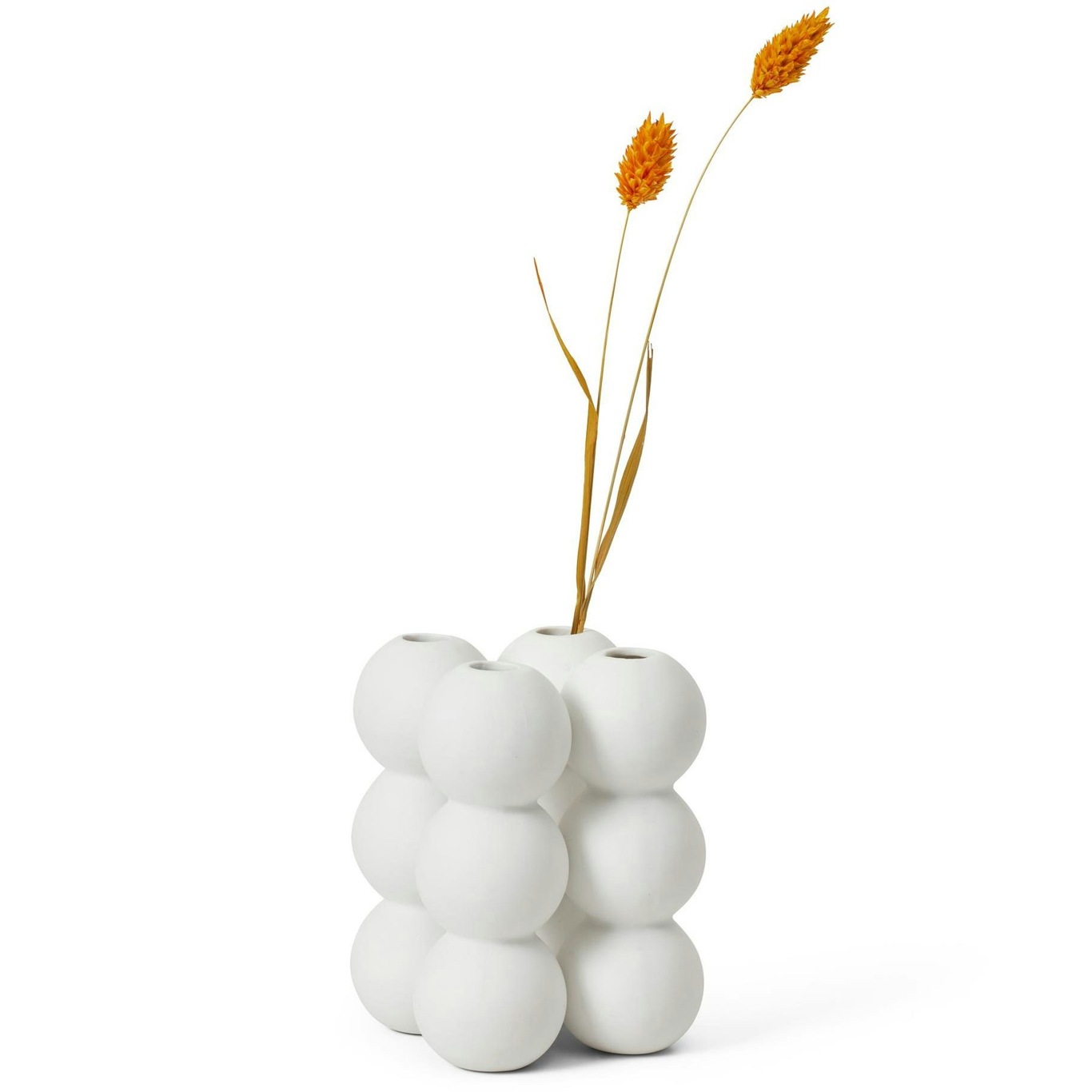 Ball Vase Hvid, 11,9 cm