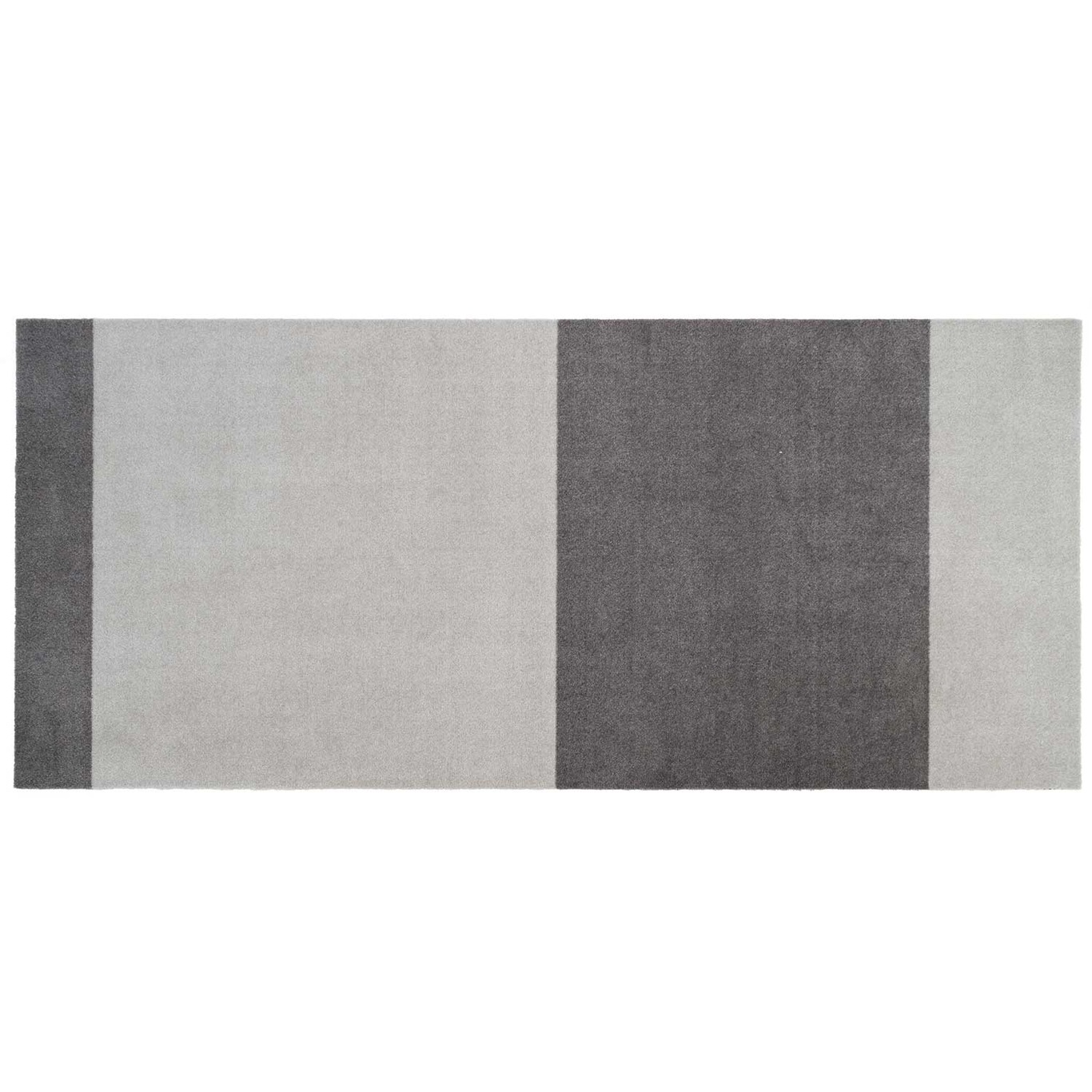 Stripes Tæppe Steel Grey / Lysegråt, 90x200 cm