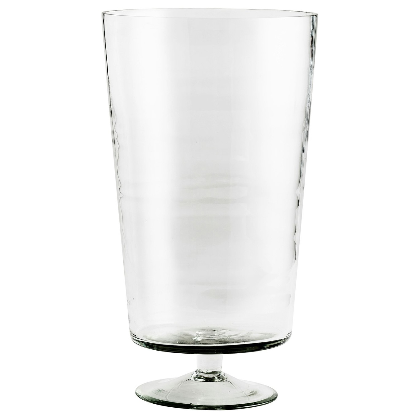 Pokal Vase Klart Glas, 36 cm