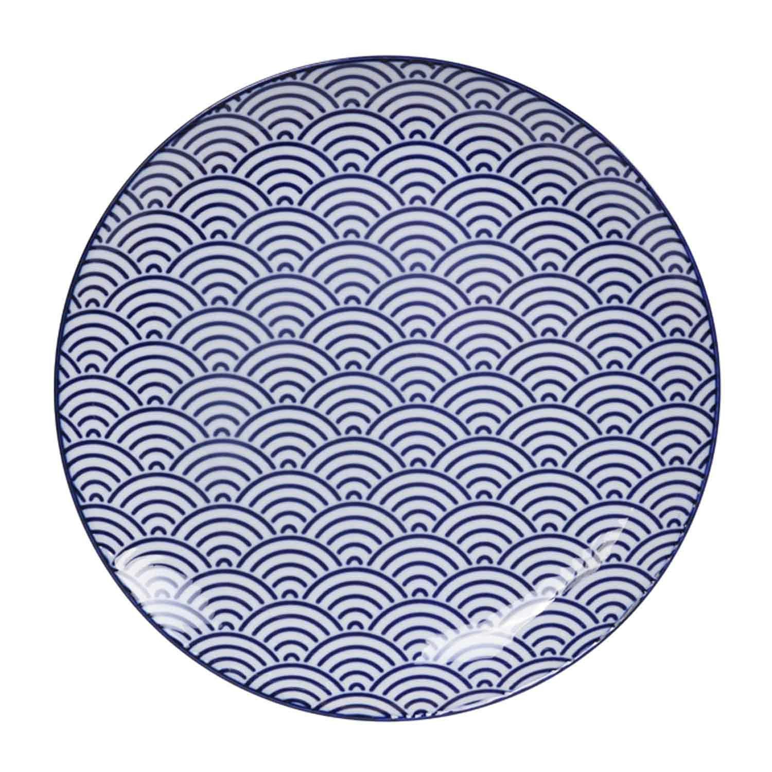 Tokyo Design-Nippon Blue Tallerken 20,6 cm, Wave