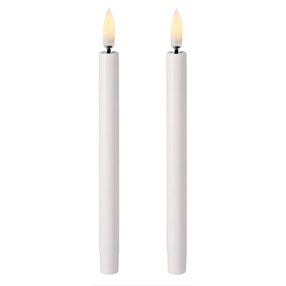 Christmas LED Kertelys 1,3x13 cm Nordic White, 2-pak
