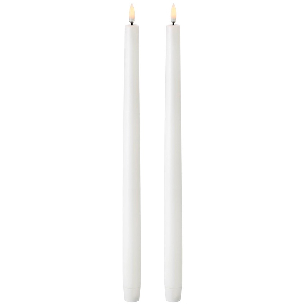 LED Kertelys Nordic White 2-pak, 2,3x35 cm