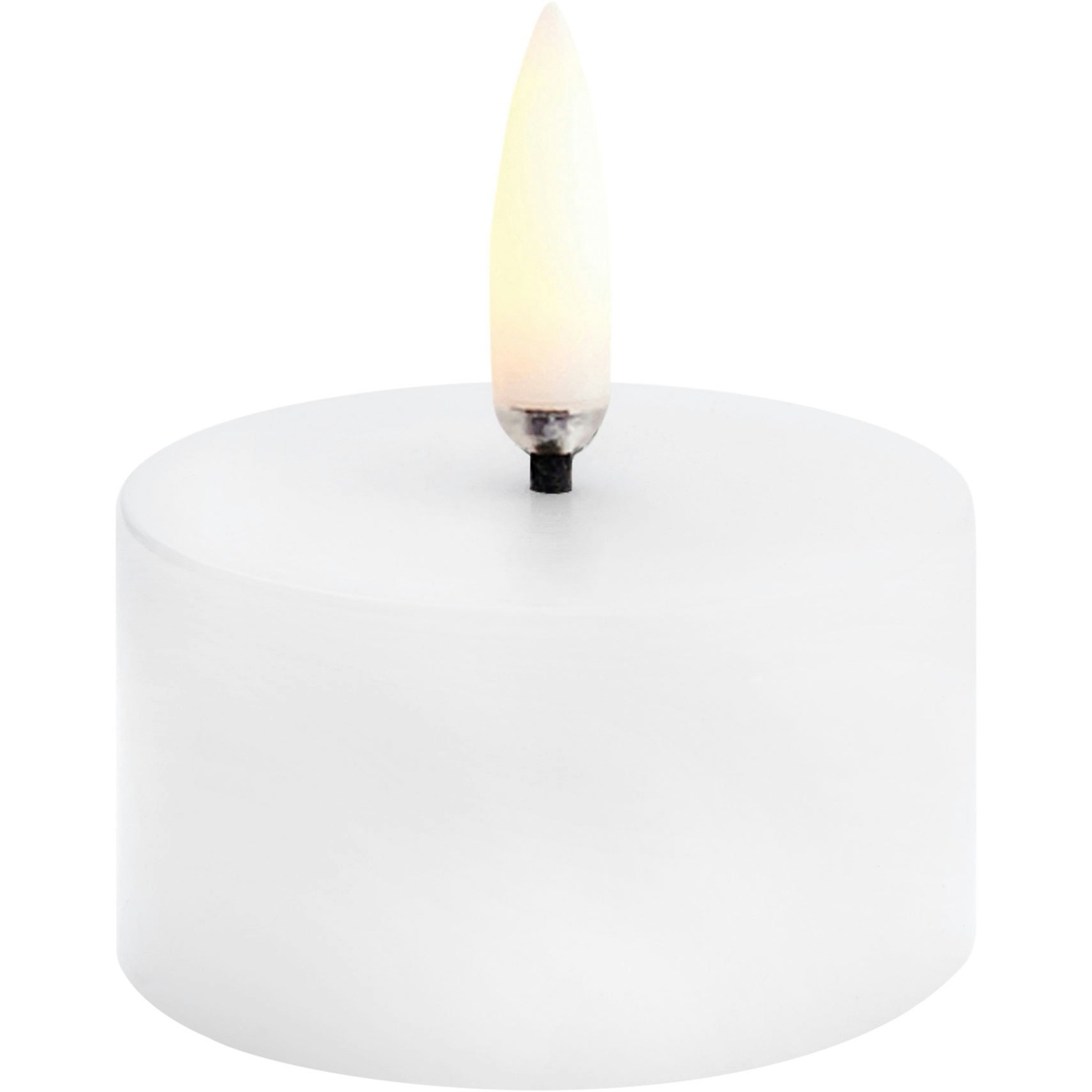 LED Mini Bloklys Nordic White, 5x2,8 cm