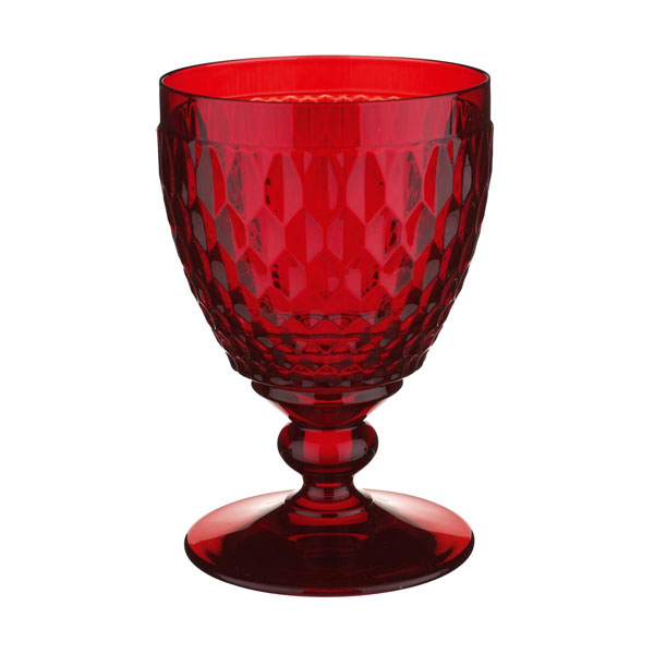 Boston Coloured Vandglas 35 cl, Rødt